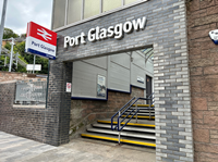 Port Glasgow Train Station new entrance